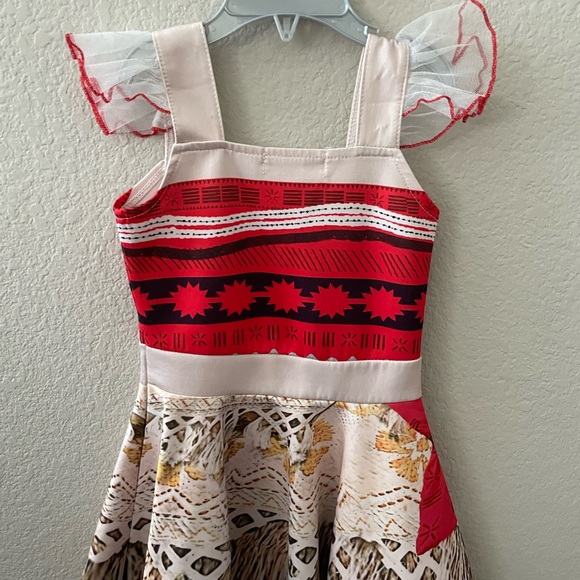 Moana Dress with Ruffle Sleeves - Picture 1 of 1